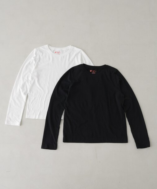 Hanes/2P Japan Fit for HER ロングスリーブT