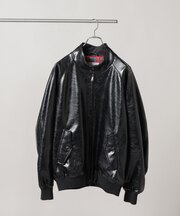 BARACUTA／別注 G9 フェイクレザー ショート ブルゾン