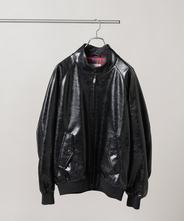 BARACUTA／別注 G9 フェイクレザー ショート ブルゾン