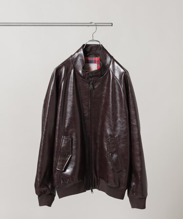BARACUTA／別注 G9 フェイクレザー ショート ブルゾン