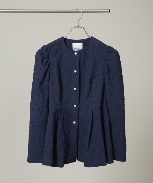 troisieme chaco/別注 PUFFY JACQUARD ジャケット