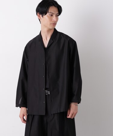 0 ZERO LAYER 9分丈 シャツジャケット(セットアップ可)
