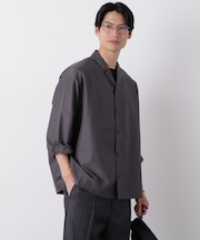 0 ZERO LAYER 9分丈 シャツジャケット(セットアップ可)
