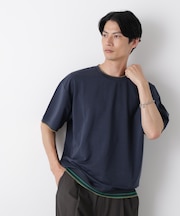 リブスムースTシャツ 半袖