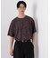 リンクスジャガードリーフ柄Tシャツ