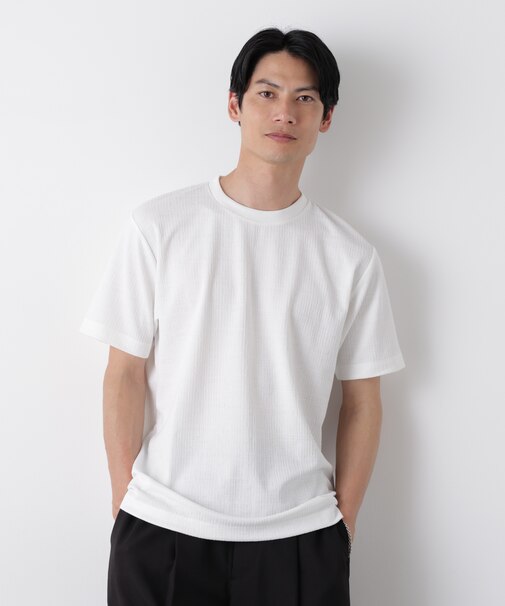 ストレッチジャガードTシャツ 半袖