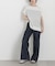 SOMETHING／LISA LACE UP WIDE