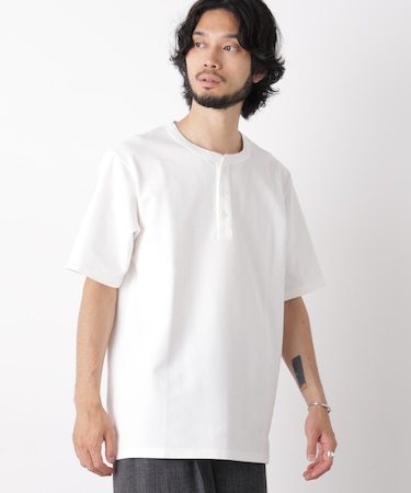 60サーフニットヘンリーTシャツ 半袖