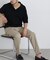 NewOnTrousers フェードサテンSlim テーパー