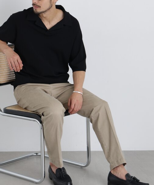 NewOnTrousers フェードサテンSlim テーパー