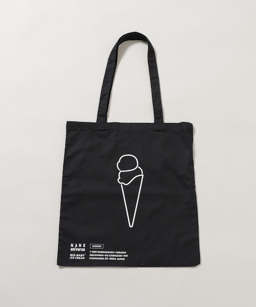 BIG BABY ICE CREAM×NANO universe スーベニアトートバッグ