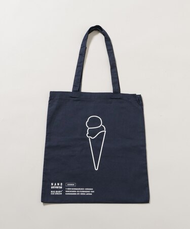 BIG BABY ICE CREAM×NANO universe スーベニアトートバッグ