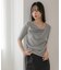 WEB限定／タックアシメフライスカットデザイントップス
