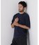 リブボーダーポケットTシャツ 半袖