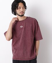 ワンポイントピグメントTシャツ 半袖