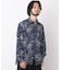 EDITORIAL PRINT レギュラーカラーシャツ
