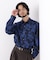 EDITORIAL PRINT レギュラーカラーシャツ