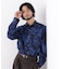 EDITORIAL PRINT レギュラーカラーシャツ