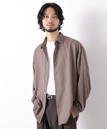 「OtoNANO」LIM-BRESS ワイドシャツ 長袖