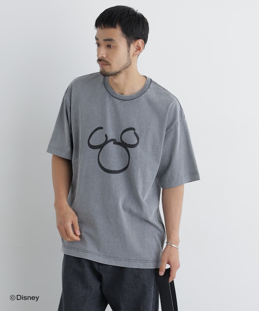 NANO×DISNEY ミッキーマウス フェードTシャツ
