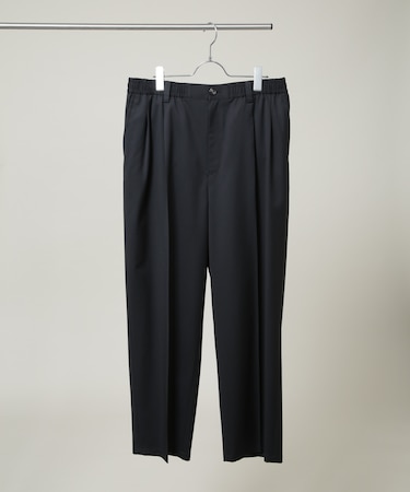 FARAH/別注 CANONICO Twill Black Slacks(セットアップ可)