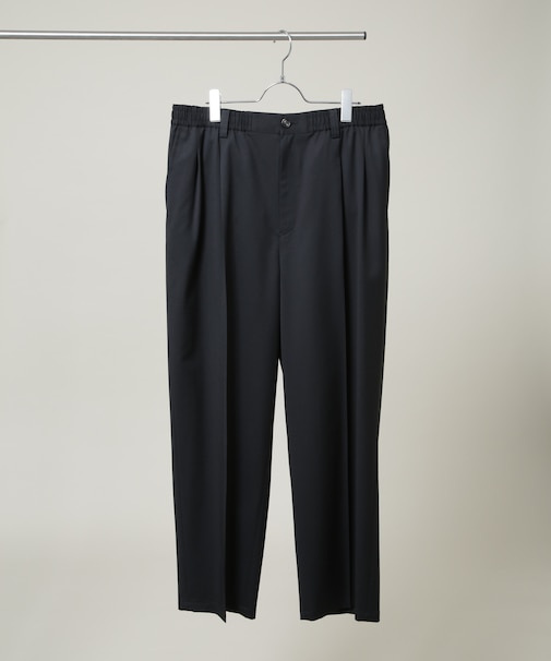 FARAH/別注 CANONICO Twill Black Slacks(セットアップ可)