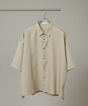 ショート丈オーバーサイズシャツ 半袖