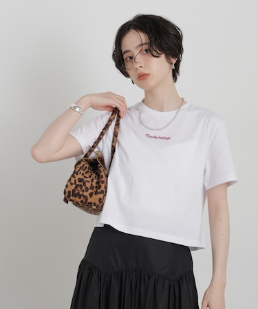 NEEDBY heritage／別注 CROPPED TEE