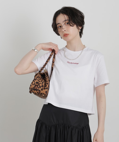 NEEDBY heritage／別注 CROPPED TEE