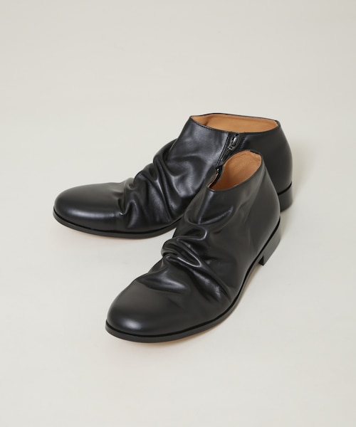 PADRONE THE STANDARD LINE／別注SHORT SIDE ZIP BOOTS／ショート