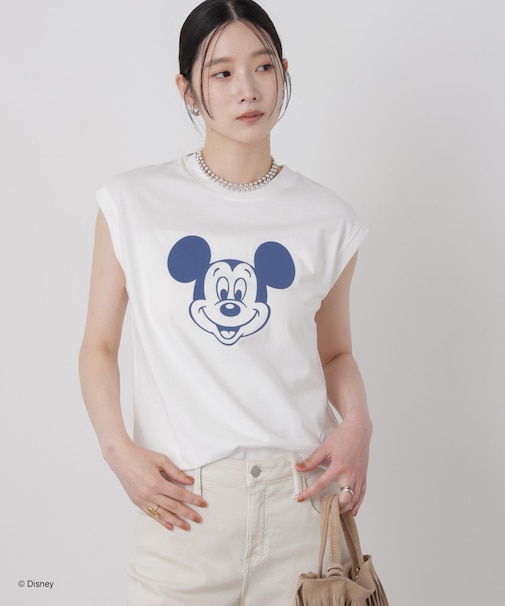 GOOD ROCK SPEED／ Mickey ／French sleeve shirts