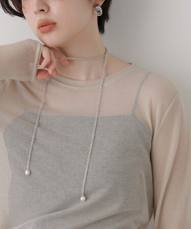 PHILIPPE AUDIBERT/Stow long necklace chain