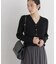 CICA&UVカット加工Vネックリブカーディガン