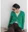 CICA&UVカット加工Vネックリブカーディガン