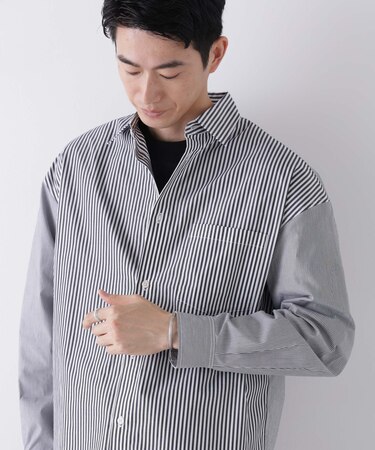 ｢James Fabric｣ ボクシークロップドシャツブルゾン
