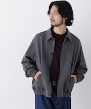 「DELEGANT」 クロップドコーチジャケット(セットアップ可)