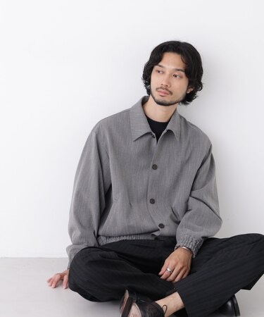 「DELEGANT」 クロップドコーチジャケット(セットアップ可)