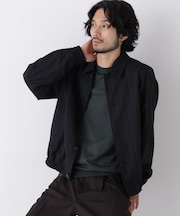 「DELEGANT」 クロップドコーチジャケット(セットアップ可)