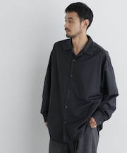 ビッグドレープシャツ 長袖