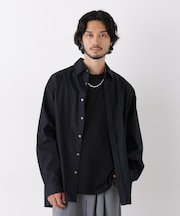 「ASSEMBLANC」Wrinkleワイヤーワッシャーシャツ