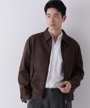 フェイクスエードブルゾン