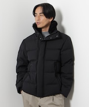 「西川ダウン(R)」サージフェイクファーカラーショートダウン