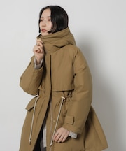 「西川ダウン(R)」ウエストドロストフードダウン