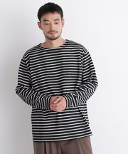 ボーダーバスクTシャツ 長袖