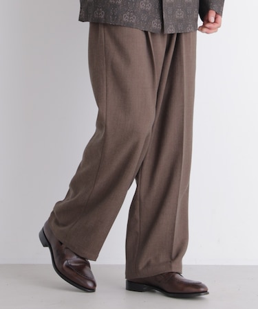 「OtoNANO」×masoret 1タックトラウザーズ