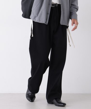 「OtoNANO」大人のワイドデニムパンツ