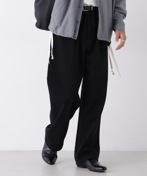 「OtoNANO」大人のワイドデニムパンツ