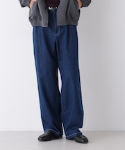 「OtoNANO」大人のワイドデニムパンツ
