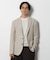 ｢DamerinoJacket｣ カシミヤミックスウォッシャブルツイードジャケット