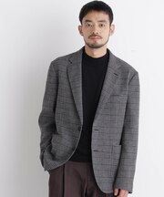 「DamerinoJacket」LANATEC(R) グレンチェックツイードジャケット